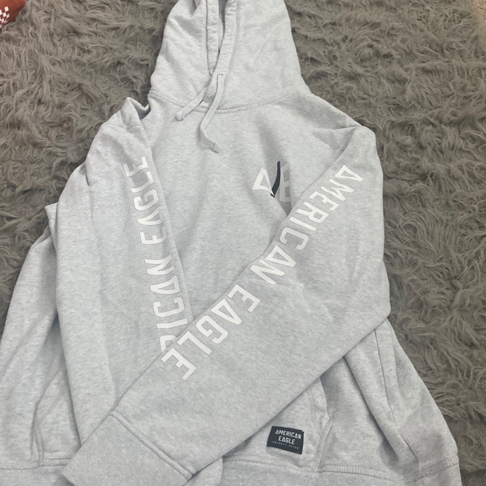 american eagle grey ghoodie